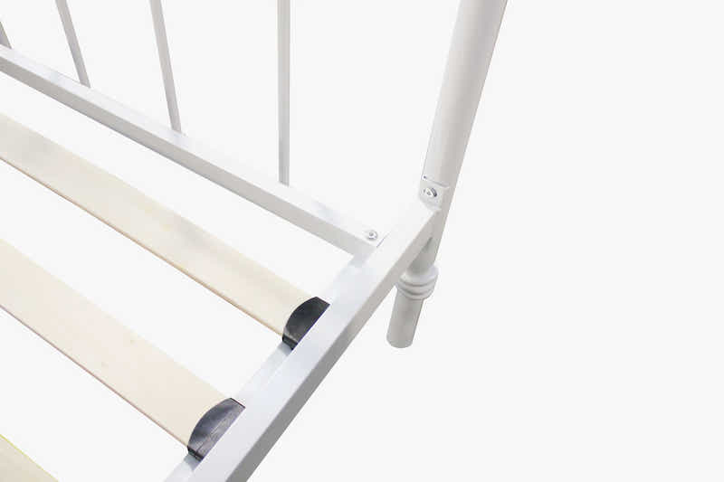 Victorian High Metal Bed Frame – King Single