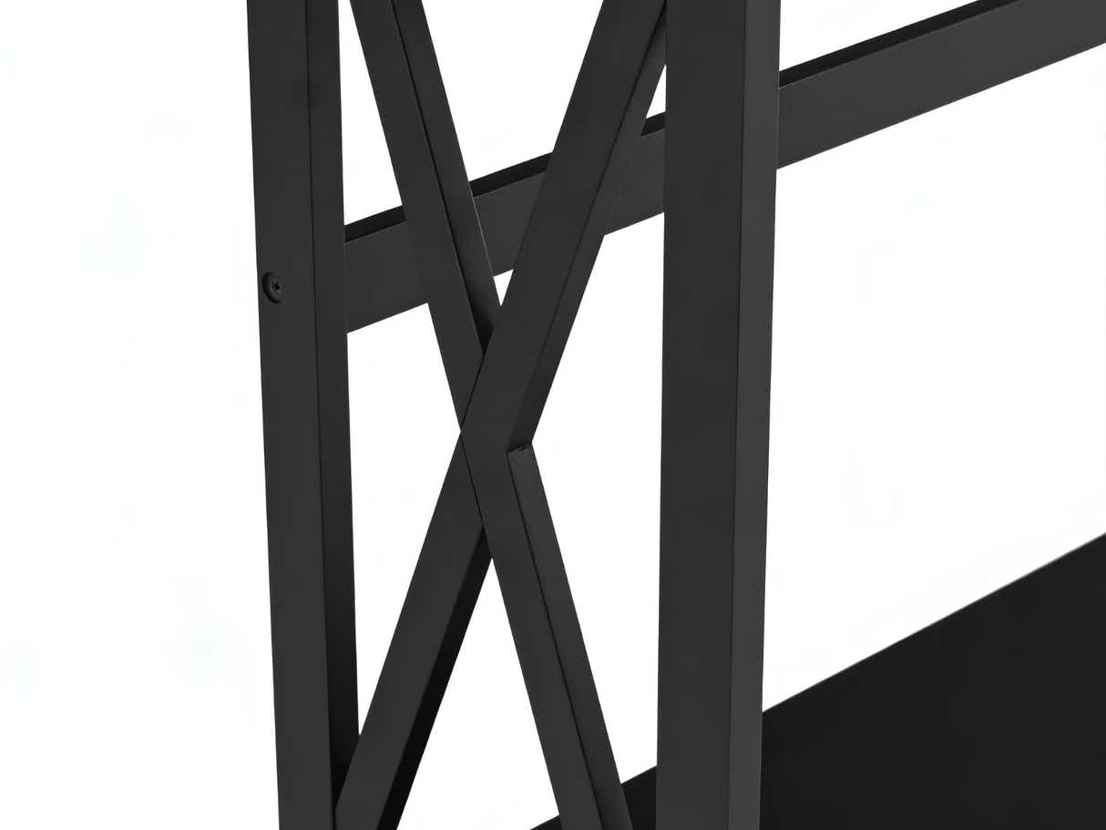 DS Console Table With Shelf - Black