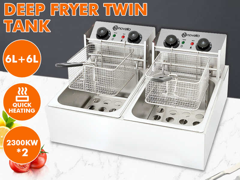 DS Twin Tank Electric Fryer