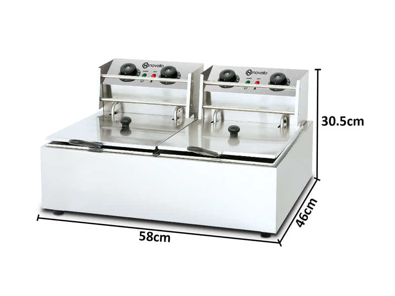 DS Twin Tank Electric Fryer