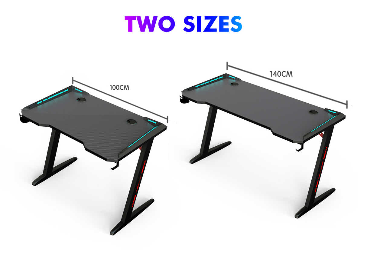 Gaming Table & Faron Gaming Chair PVC Black
