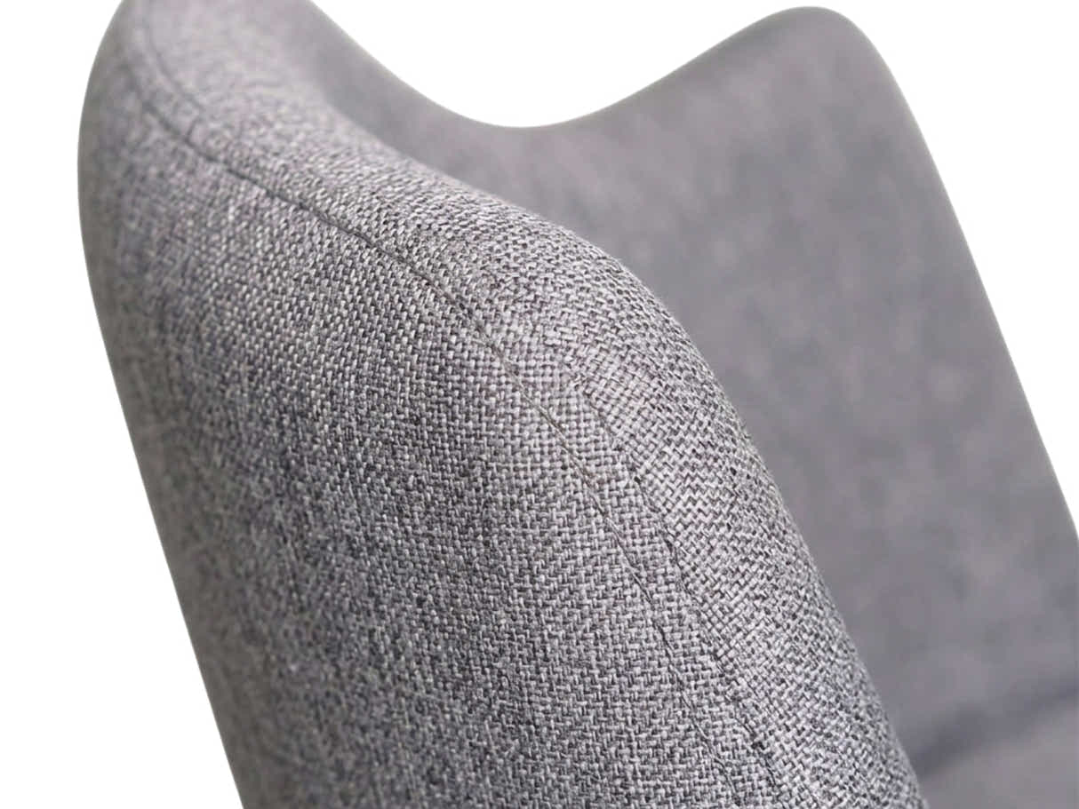 Buckley Linen Office Chair - Grey
