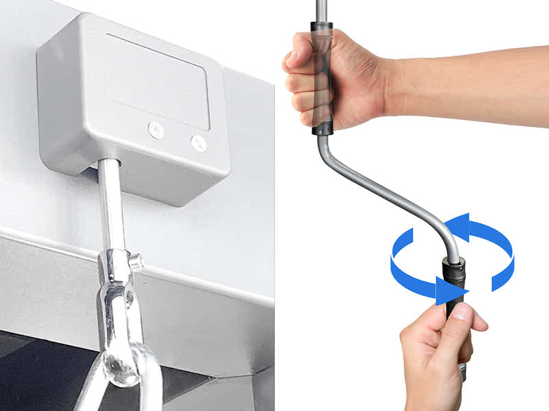 Aluminum Louvre Roof Pergola White - 3m x 3m