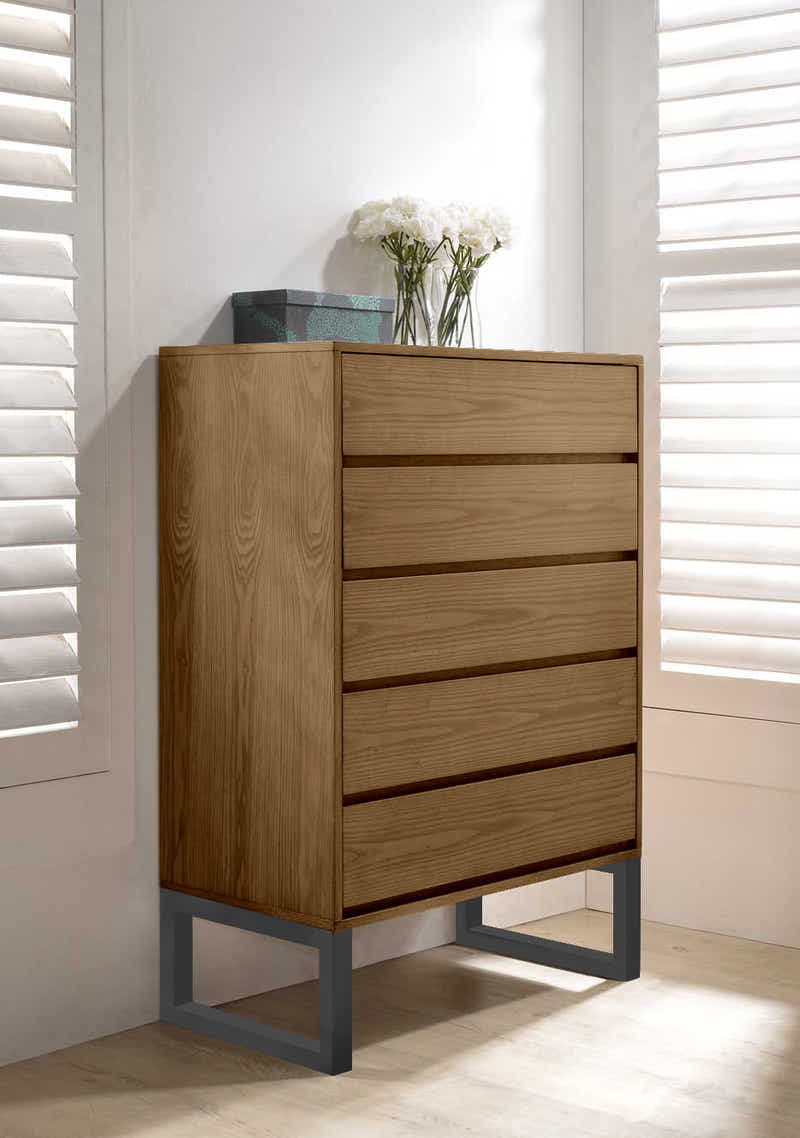 Philip 5-Drawer Tallboy