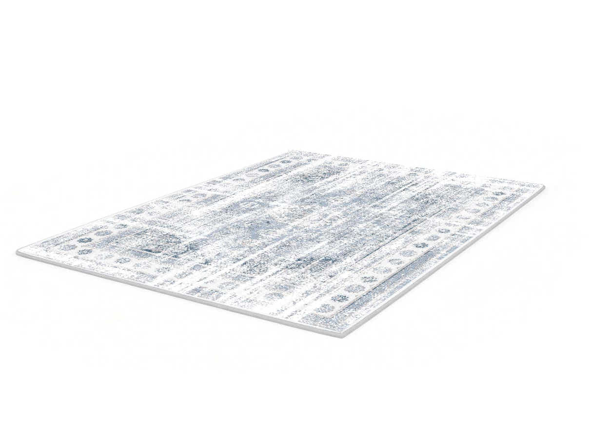 Printed Rug 200cm x 300cm - Vintage Blue