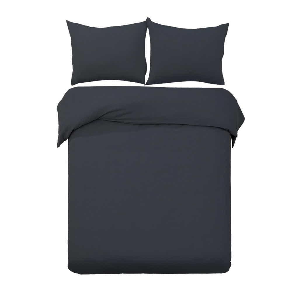 DS NA Giselle Bedding Quilt Cover Set Classic Black King