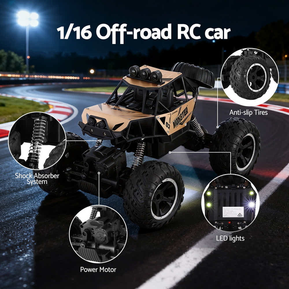 DS NA Keezi Kids Remote Control Car 5KM/H Off-Road Truck Electric Outdoor Toys