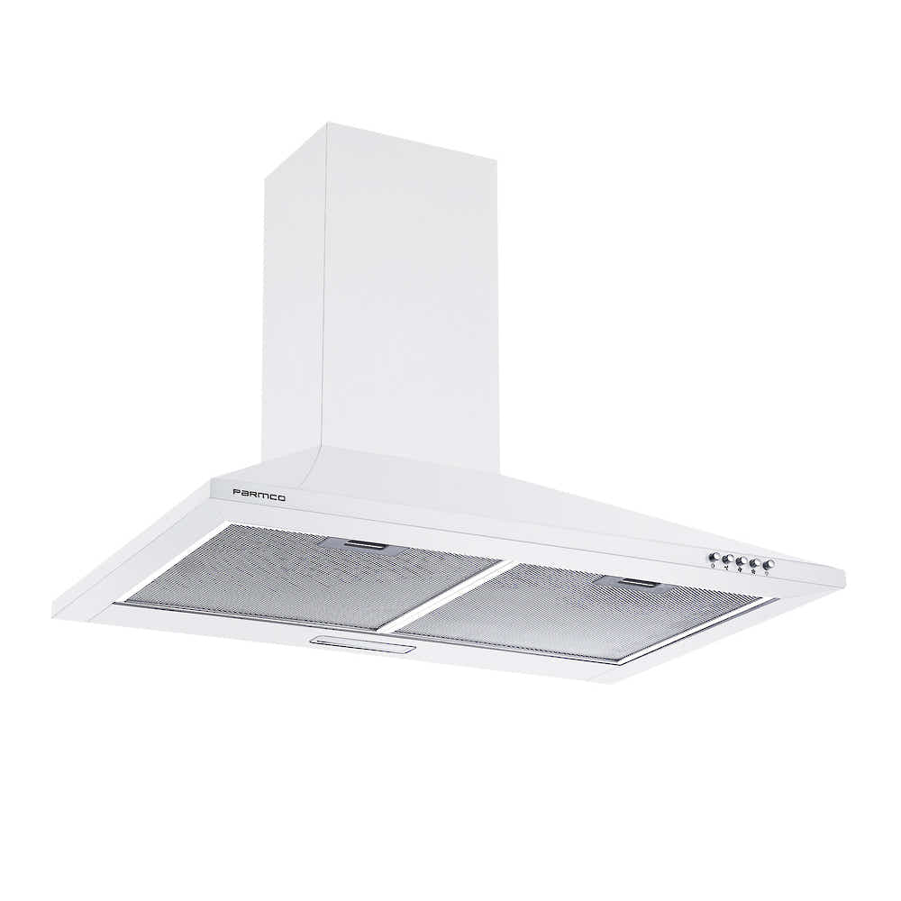 T Parmco RANGEHOOD CANOPY 600MM WHITE 500M3H