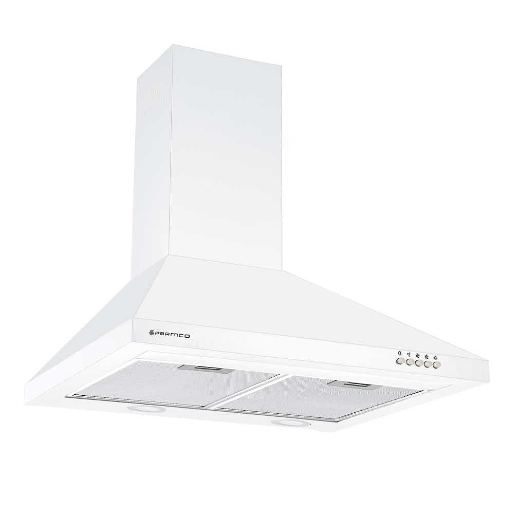 T Parmco RANGEHOOD CANOPY 600MM WHITE 500M3H