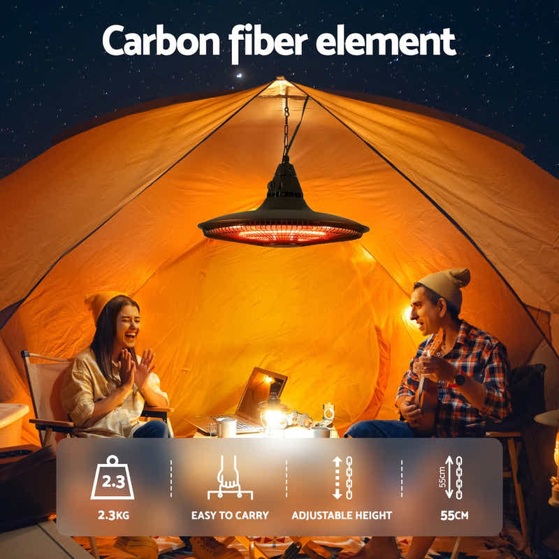 1500W Hanging Electric Patio Heater