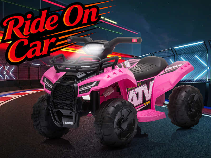 Ride On ATV Pink