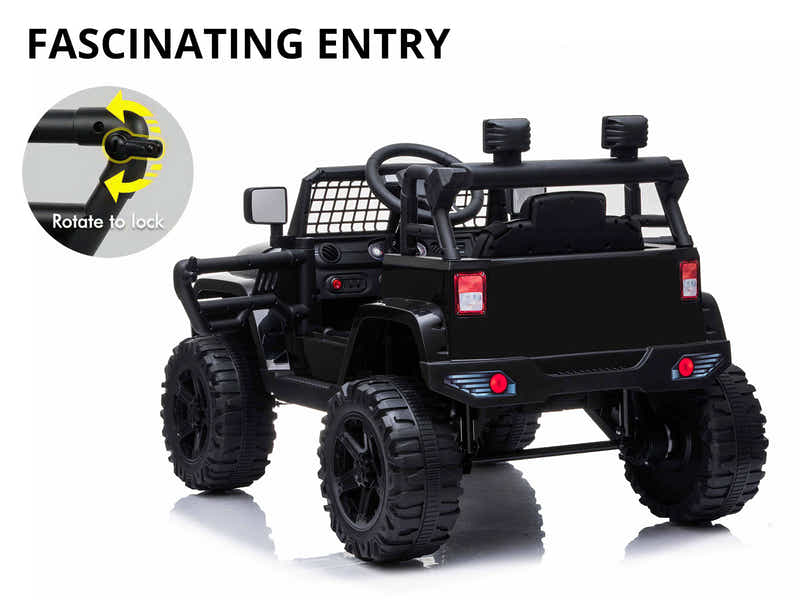 DS Kids Ride On Jeep - Black