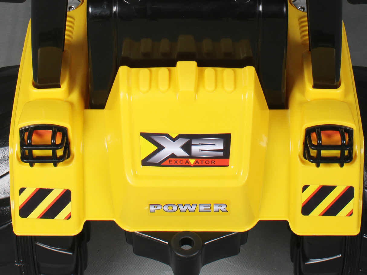 Kids Ride On Bulldozer - Yellow