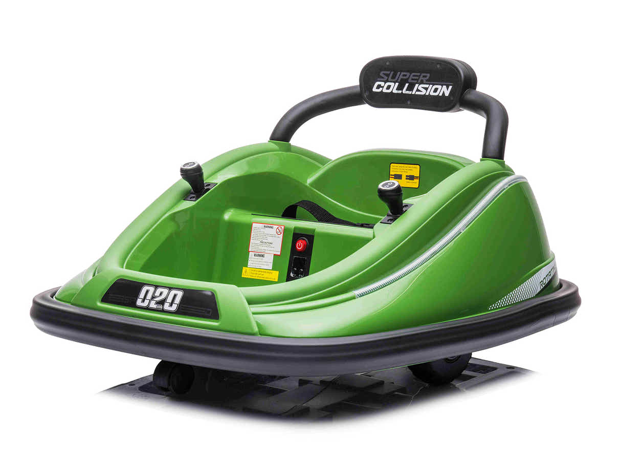 Kids Ride On Bumper Car - Green