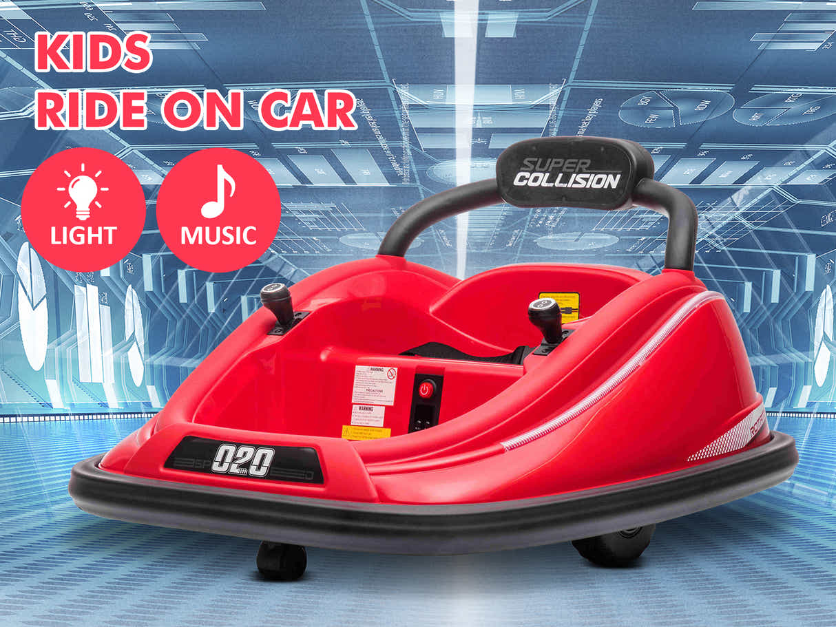 Kids Ride On Bumper Car - Red
