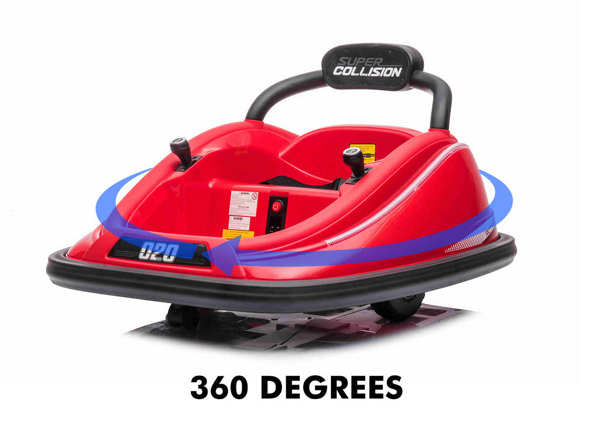Kids Ride On Bumper Car - Red