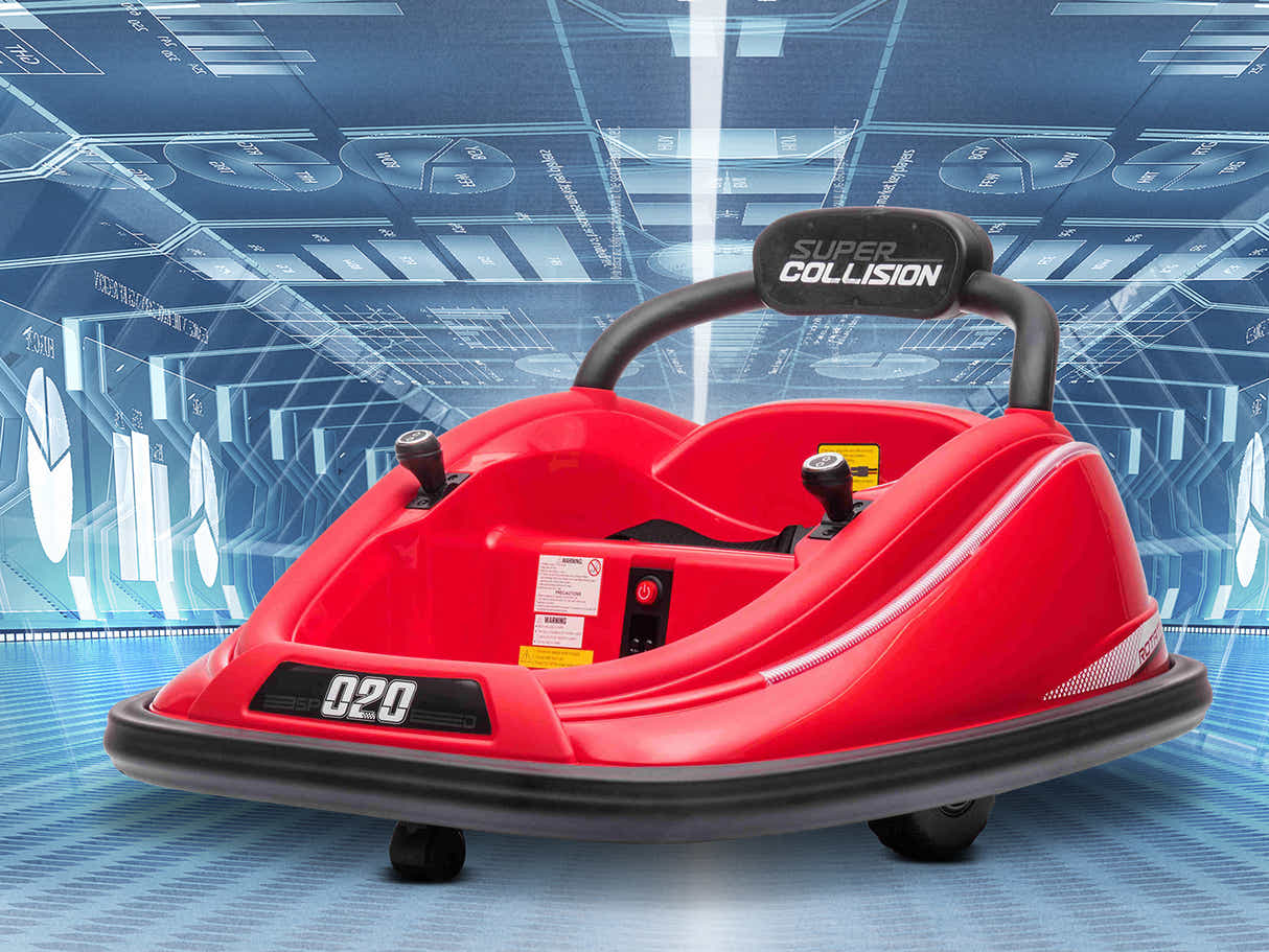 Kids Ride On Bumper Car - Red