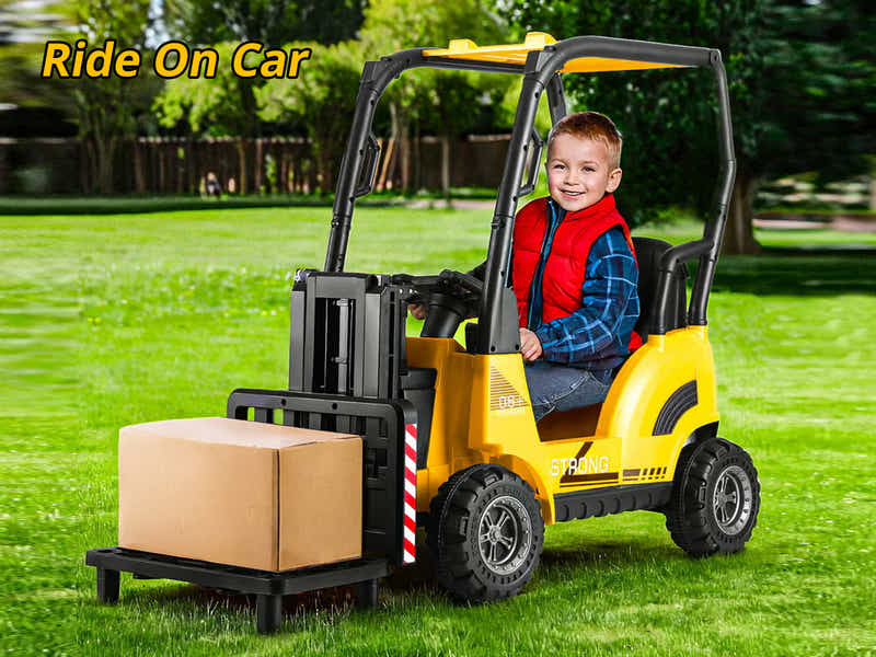 Ride On Forklift Yellow