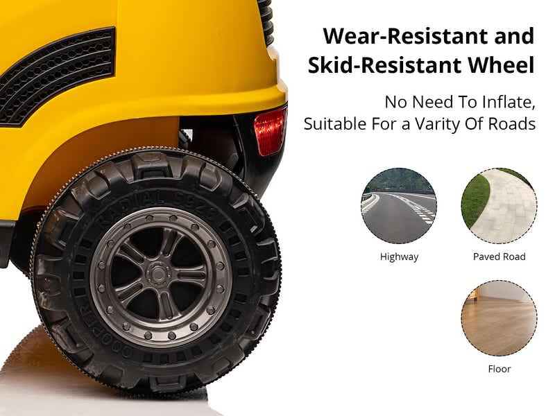 Ride On Forklift Yellow