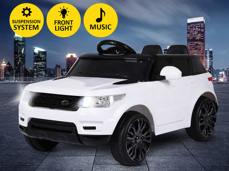 Kids Ride On Car Range Rover - White