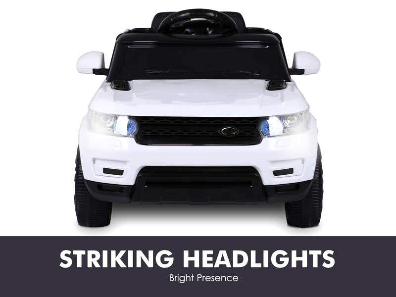 Kids Ride On Car Range Rover - White