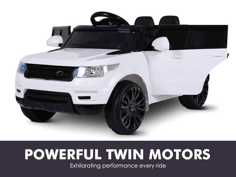Kids Ride On Car Range Rover - White
