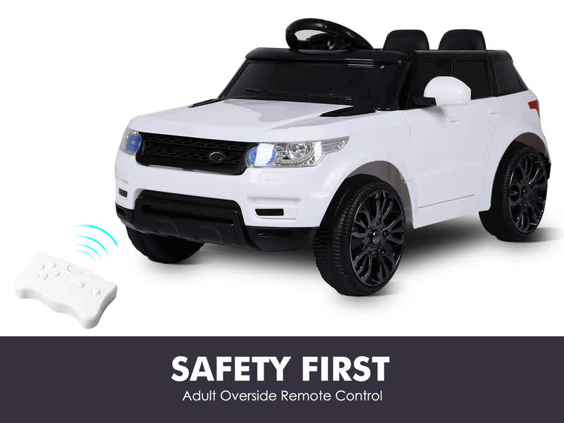 Kids Ride On Car Range Rover - White