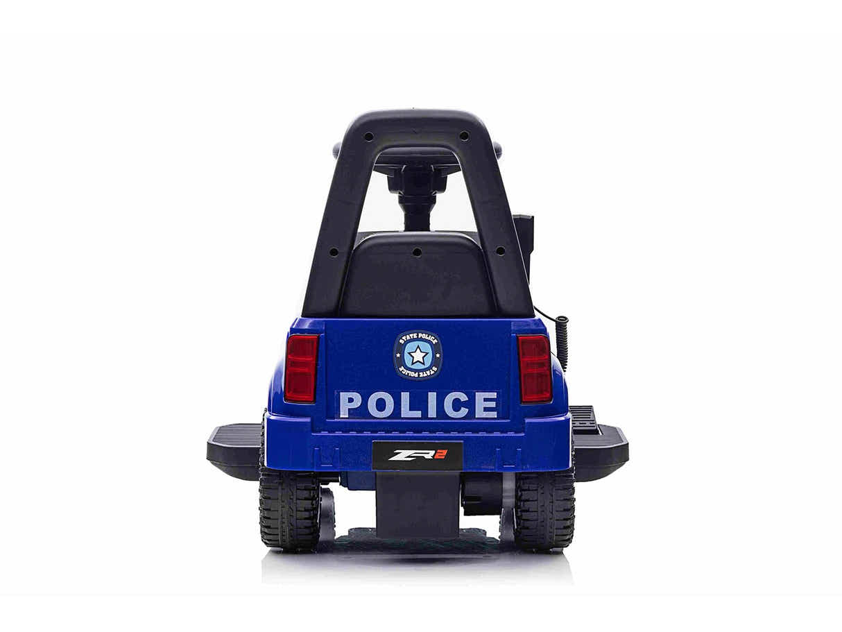 Kids Ride On Police Car - Blue