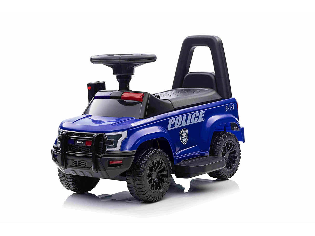Kids Ride On Police Car - Blue