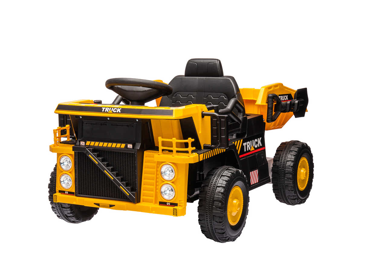 Kids Ride On Dump Truck - Yellow