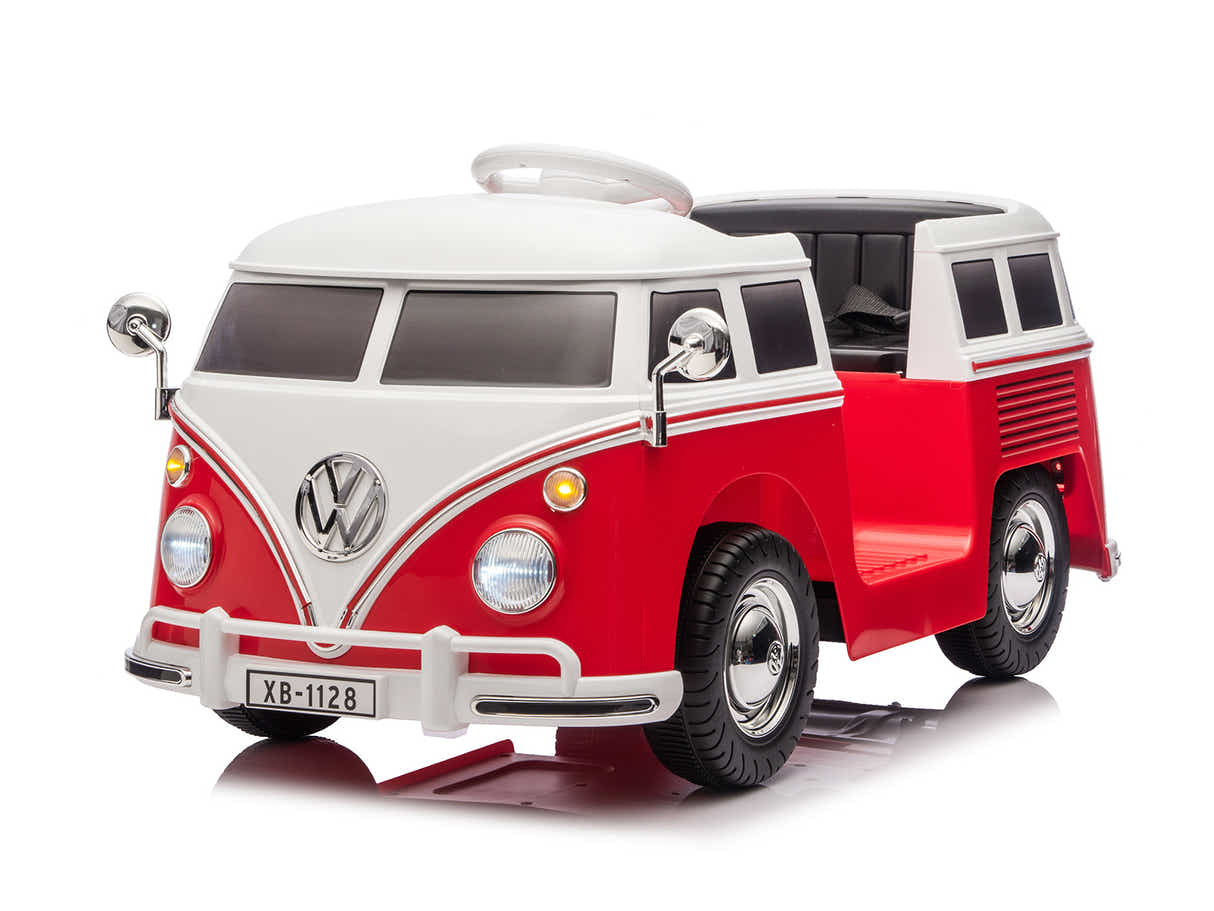 Kids Ride On Bus Licensed VW - Red