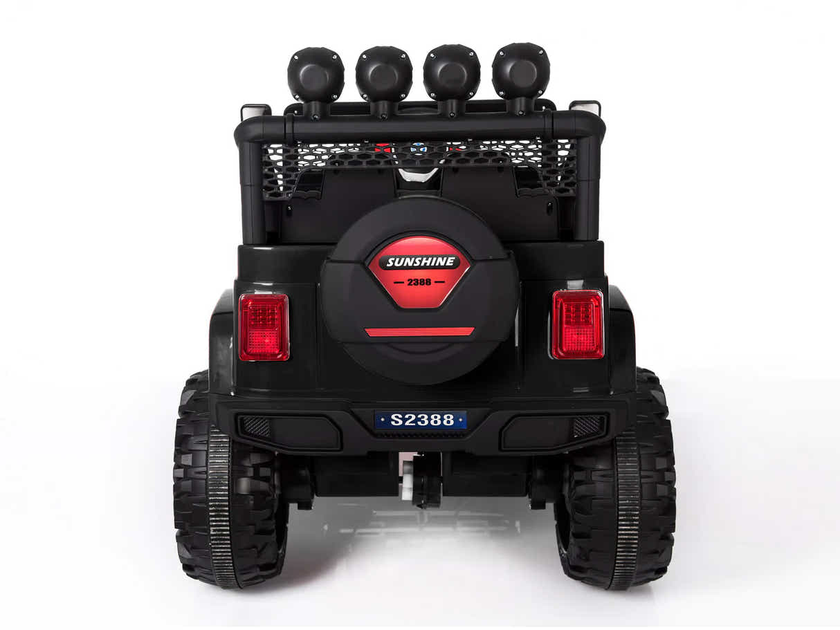 Kids Ride On Jeep Upgrade - Black