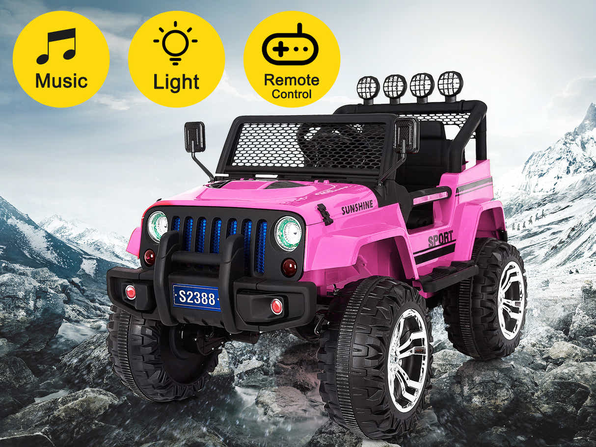 Kids Ride On Jeep Upgrade - Pink