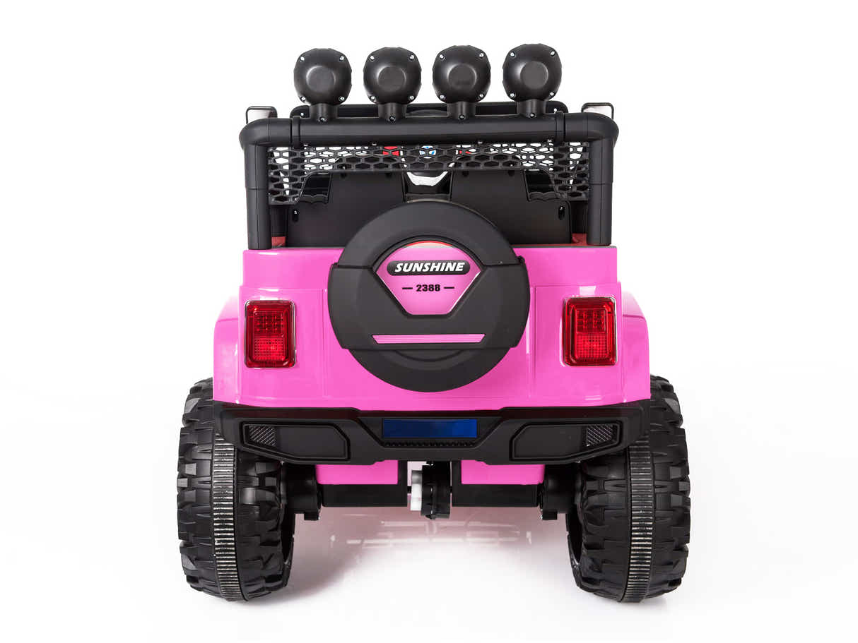 Kids Ride On Jeep Upgrade - Pink