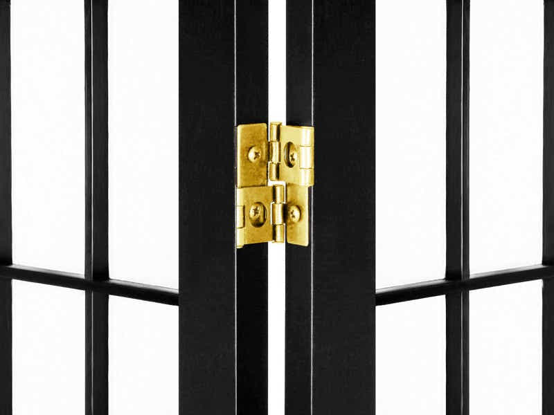 4-Panel Room Divider C M1 - Black