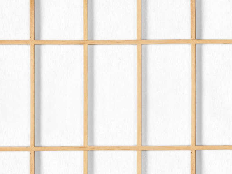 4-Panel Room Divider C M1 - Natural Wood