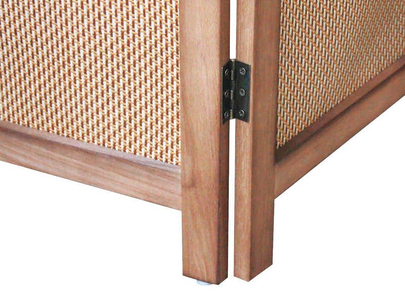 6-Panel Room Divider D S2 - Brown