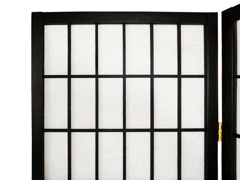 DS Room divider E P1 4 panel Black