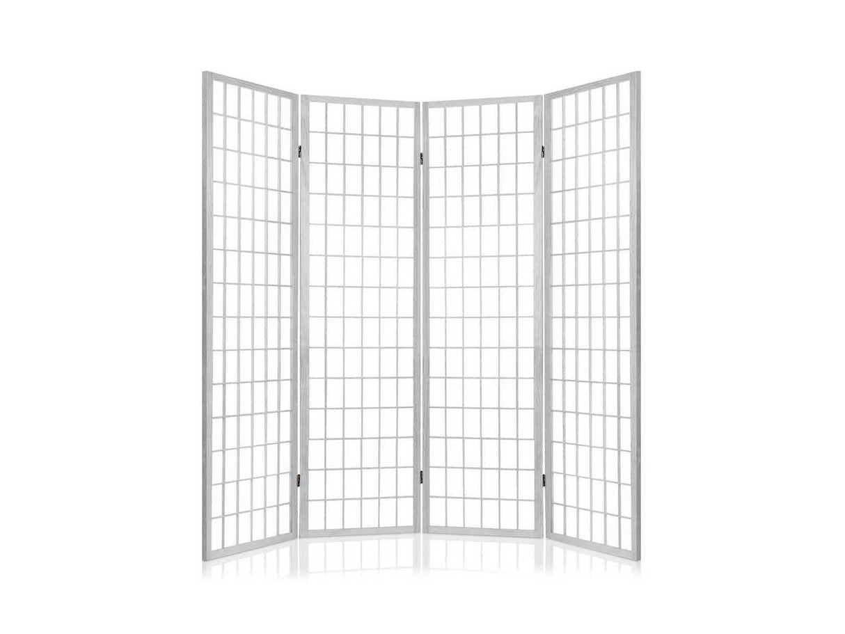 Room divider E P1 4 panel White