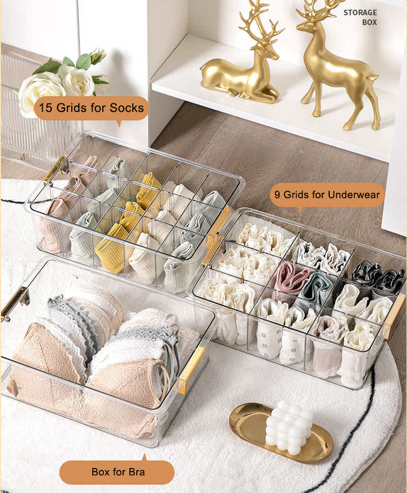 DS BS Under Shelf Drawer Pull Out Organiser-15 Grids
