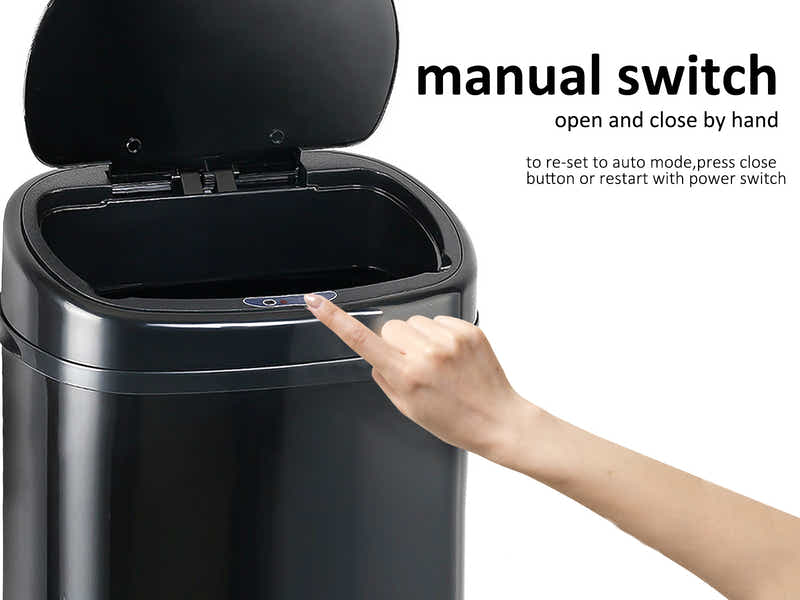 DS 58L Square Sensor Bin Black