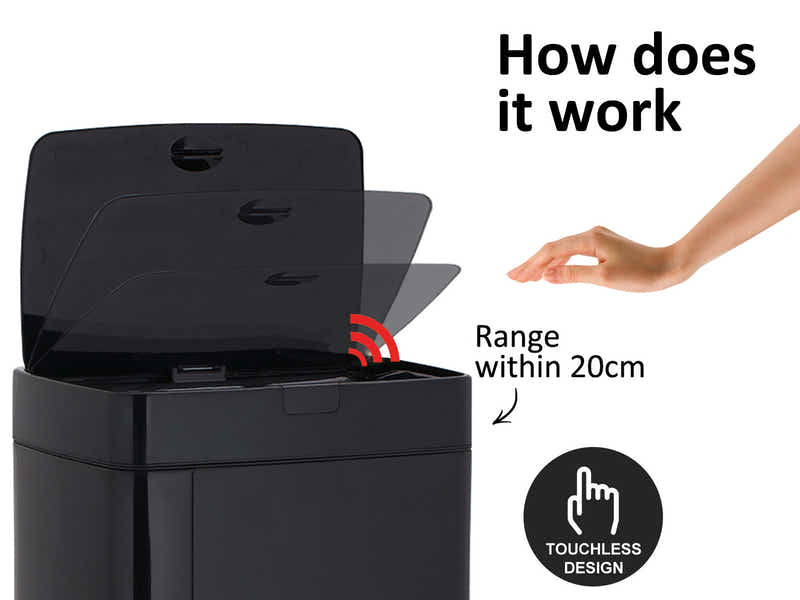 DS 45L Square Sensor Bin
