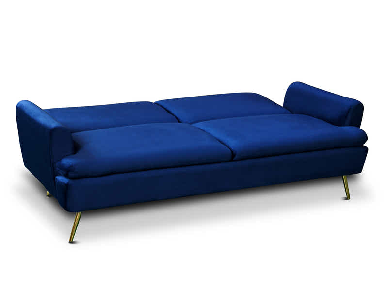 Gyllene Velvet Sofa Bed - Navy
