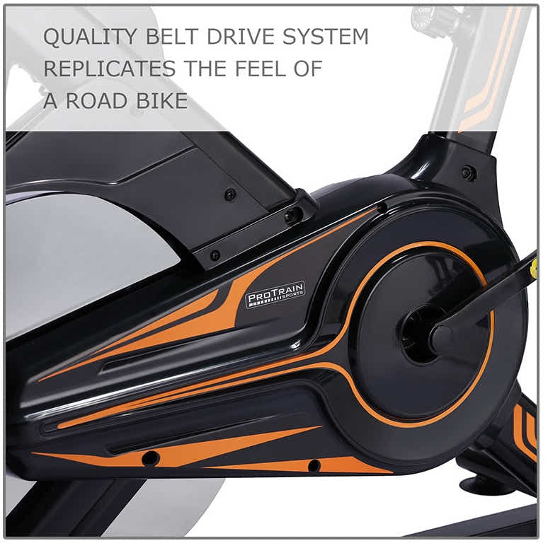 11kg Flywheel Exercise Spin Bike – Orange