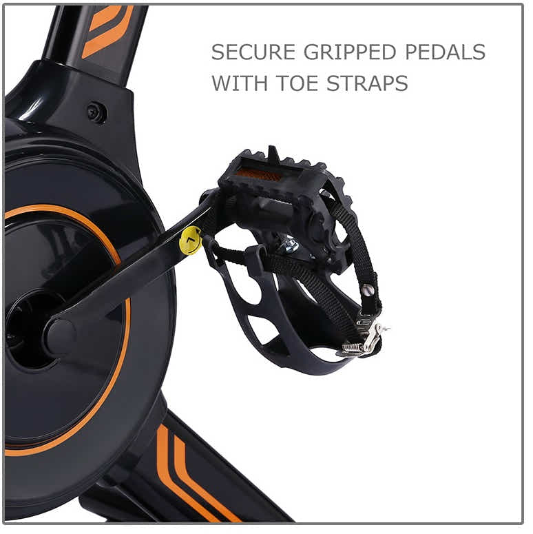 11kg Flywheel Exercise Spin Bike – Orange