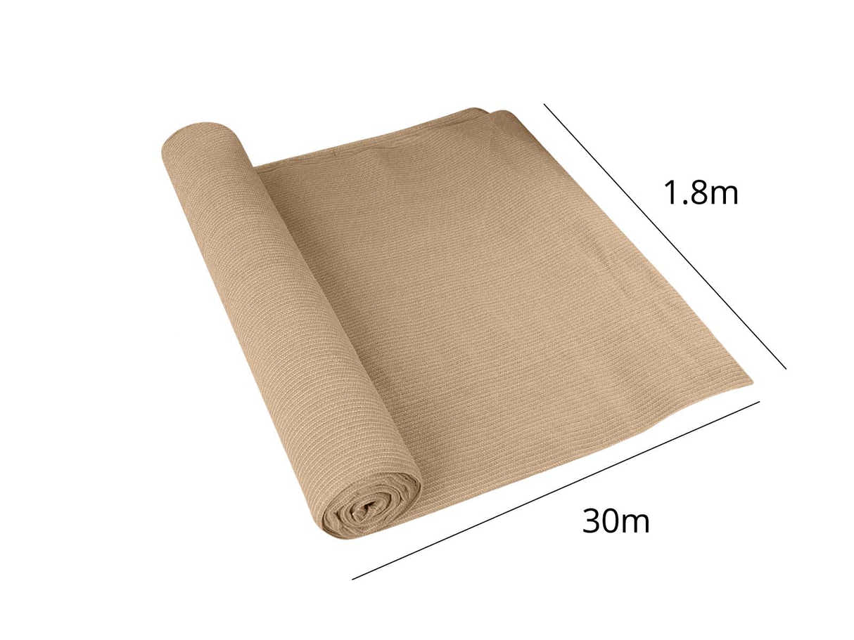 Shade Cloth B 100GSM 1.8x30m Beige