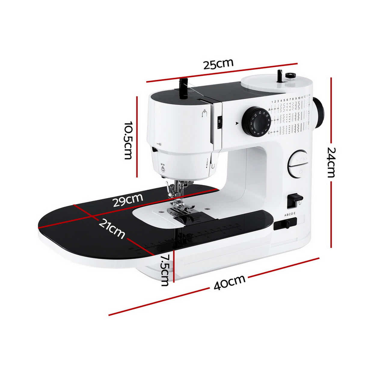 DS NA Devanti 39 Stitches Mini Sewing Machine Portable Sewing Machine Kit