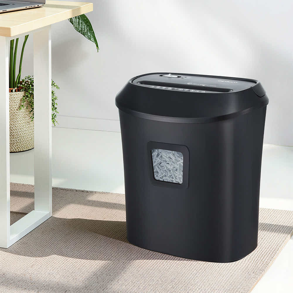 DS NA Devanti Electric Paper Shredder for Home Office 10 A4 Paper Sheet