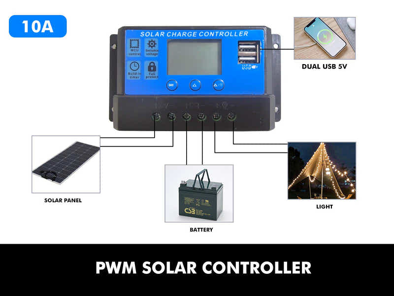 Solar Panel Controller 10A