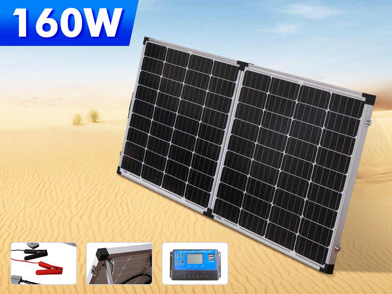 Foldable Solar Panel with Controller 160W
